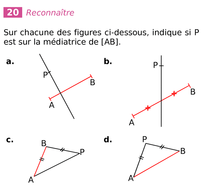 Points Segments Droites Angles M Diatrice D Un Segment Exercice N