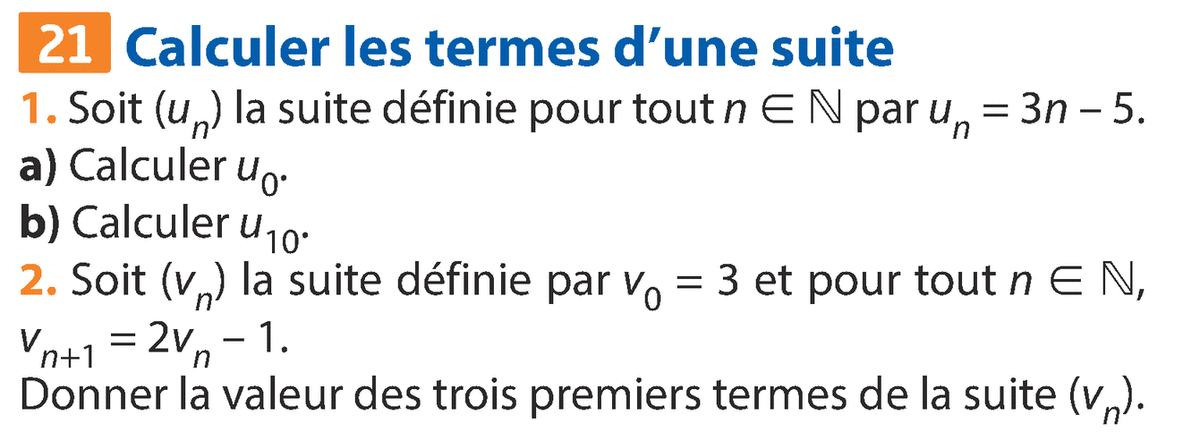 Suites Et Mod Les Discrets Exercice Calculs Et Automatismes N