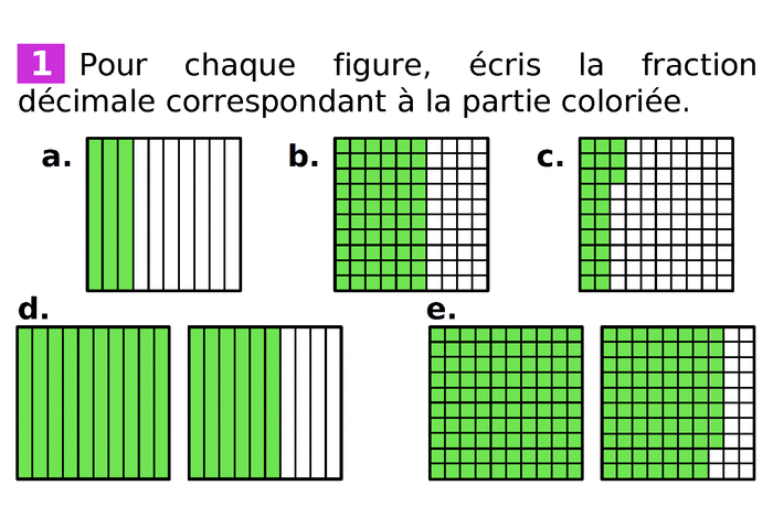 Nombres D cimaux Fractions D cimales Et Nombres D cimaux Exercice N 1 Nombres D cimaux Fractions D cimales Et Nombres D cimaux Exercice N 1
